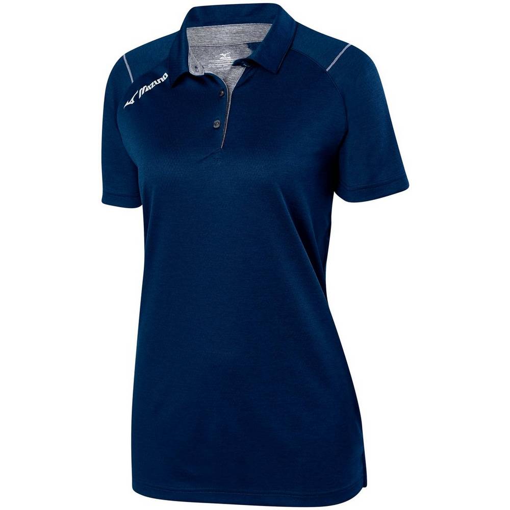 Womens Mizuno Volleyball Polo Navy Philippines (CMPSJH836)